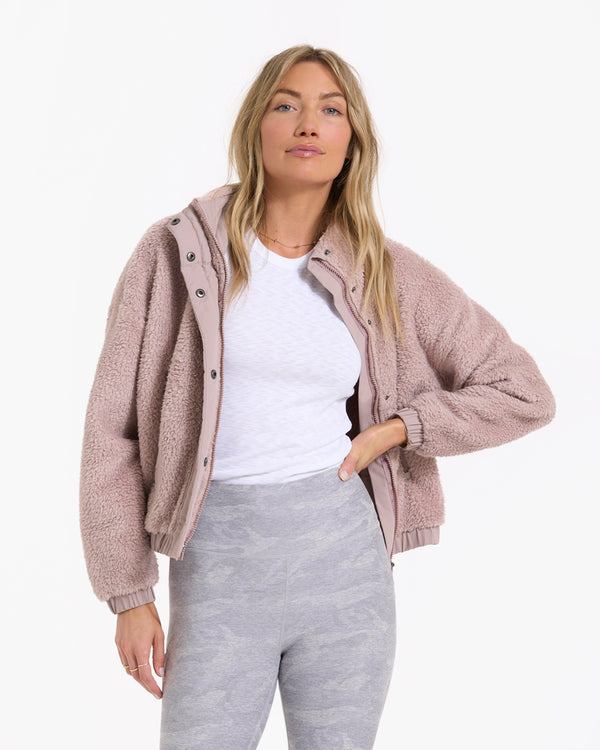 Cozy Sherpa Jacket | Umber